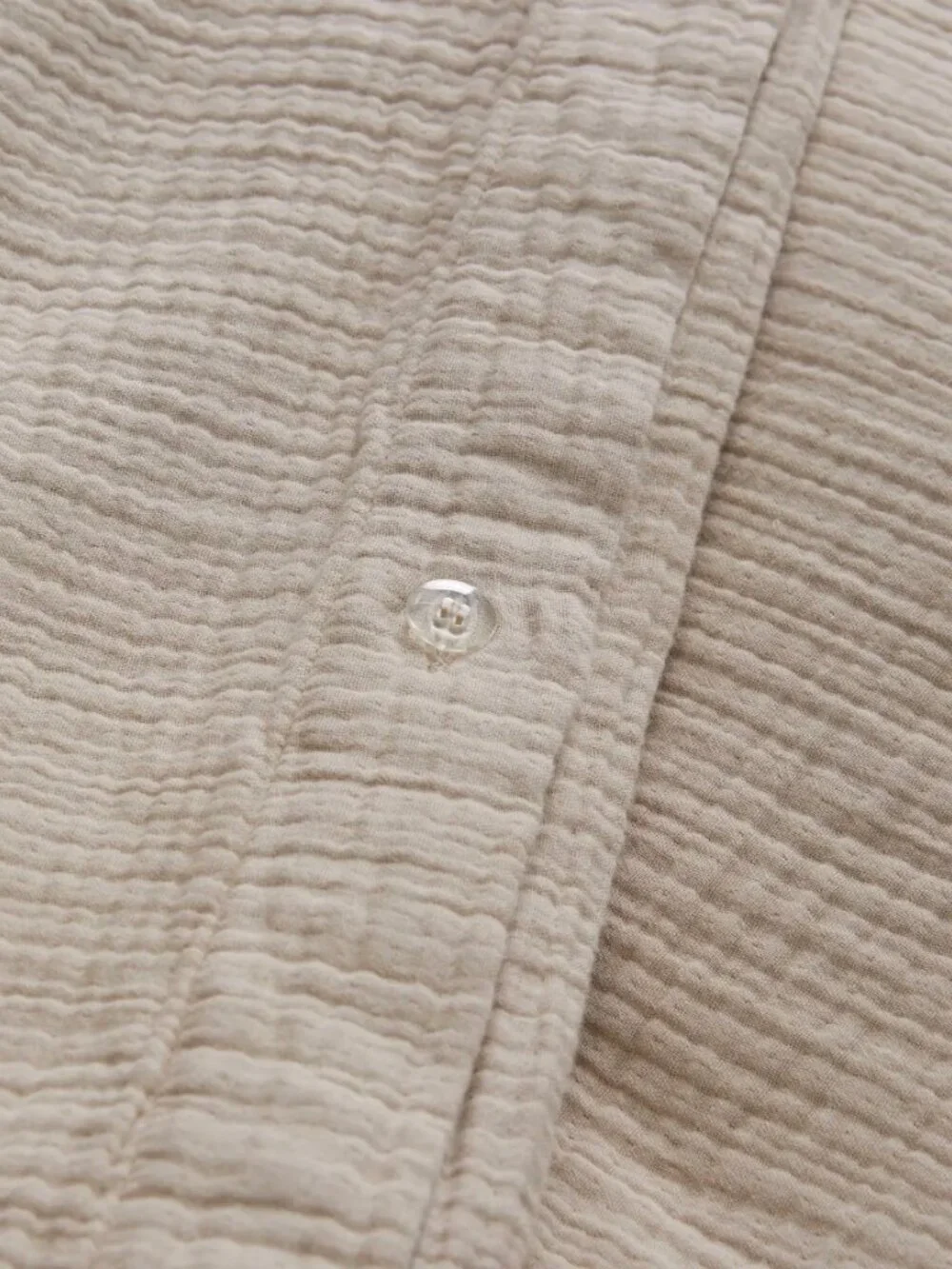 Quince Organic Airy Gauze Duvet Cover Set Queen - Color Dune